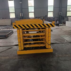 Custom Scissors Lift Platform for Efficient Cargo Handling