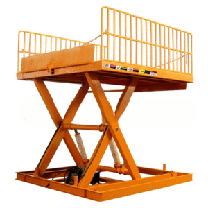 Low-Profile Scissors Lift for Pallet Jack and Forklift Loading